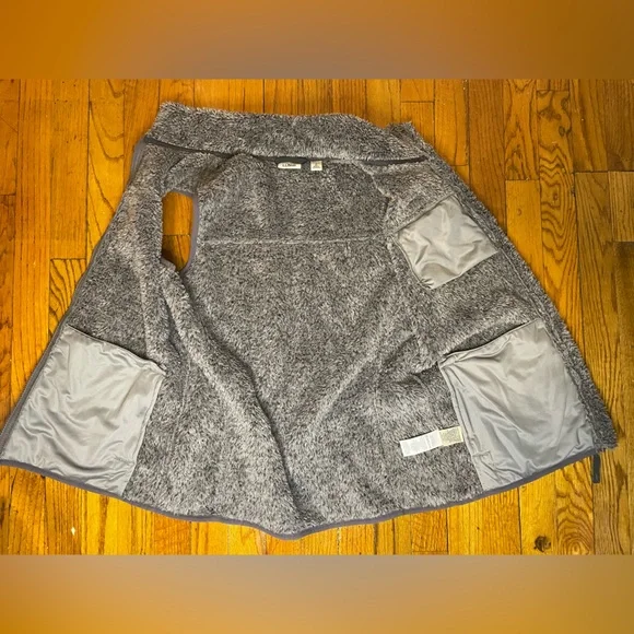 LL Bean Grey Fleece Vest - Picture 4 of 7